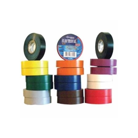 Berry Global Electrical Tape, 3/4 in x 66 ft, White, 100PK 573-1088310