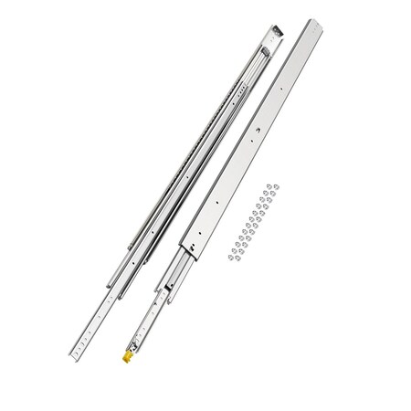 Vevor 1 Pair 16-60 in Soft-Close Drawer Slides Ball Bearing Full Extension 7601/7601Z-60"