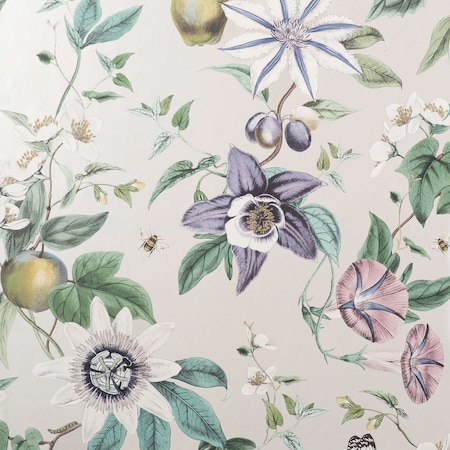 Advantage Sierra Silver Floral Wallpaper 4157-43059
