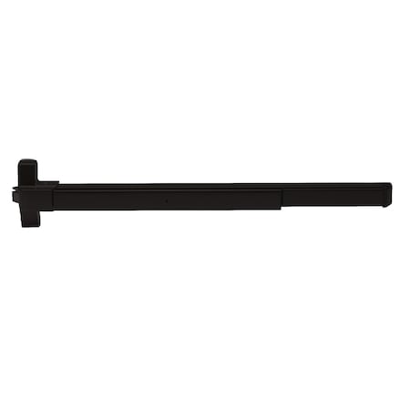 Trans Atlantic VR531 Series Black Grade 1-Commercial 36 in. Fire Rated Surface Vertical Rod Panic Exit Device ED-FVR531-BK