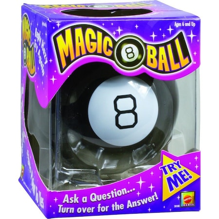 Mattel Magic 8 Ball Black/White 30188