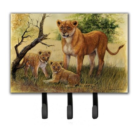 Carolines Treasures Lion and Cubs by Daphne Baxter Leash or Key Holder BDBA0307TH68