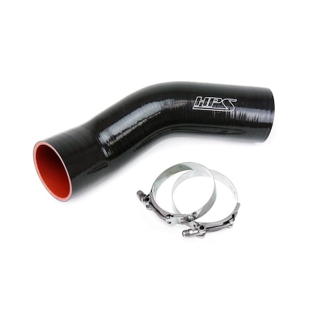 Hps Performance High Temp Reinforced Silicone Air Intake Hose Kit, Black, 57-1879-BLK