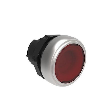 Lovato Red Illuminated Flush Push-But, 10PK LPCBL104