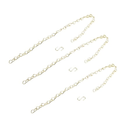 Landscapers Select Planter Chain, 18 in L, Steel, Brass, Ceiling Mount Mounting GB0033L