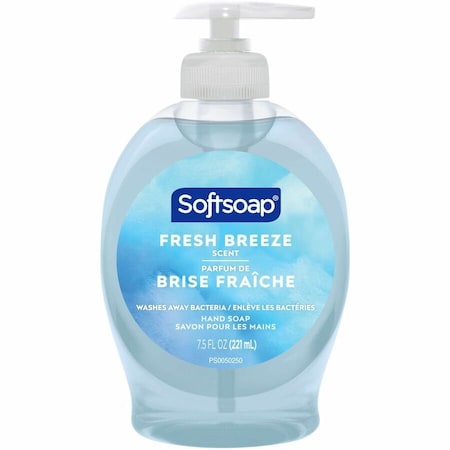 Softsoap Liquid Hand Soap Pumps, Fresh Breeze, 7.5 oz Pump Bottle, 6PK US04964A