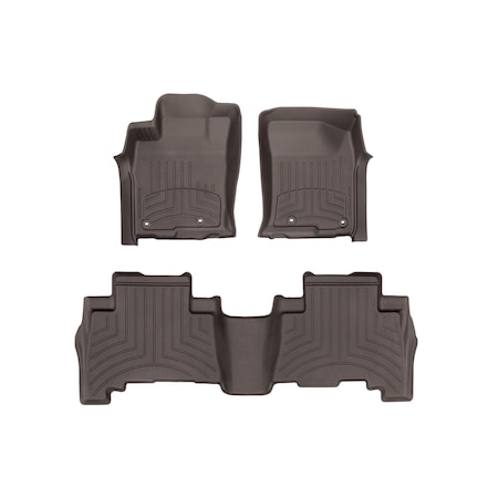 Weathertech Cocoa, Front and Rear FloorLiner HP 474931IM-472862IM