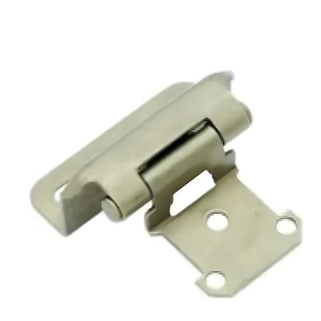 Sapphire 2-1/4 in. Partial Overlay Self-Closing Exposed No Radius Cabinet Hinge in Antique Brass - Pack of 2 SP-804431