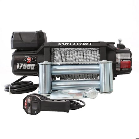 Smittybilt X2O GEN2 17.5K WATERPROOF WIRELESS WINCH W/STEEL CABLE 97517