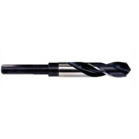 Hanson 4.08in. Silver and Deming High Speed Steel Fractional .25in. Reduced Shank Drill Bit HAN91145