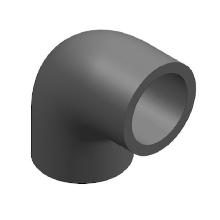 Zoro Select PVC, 90 Elbow, 12 in, 12 in 806120