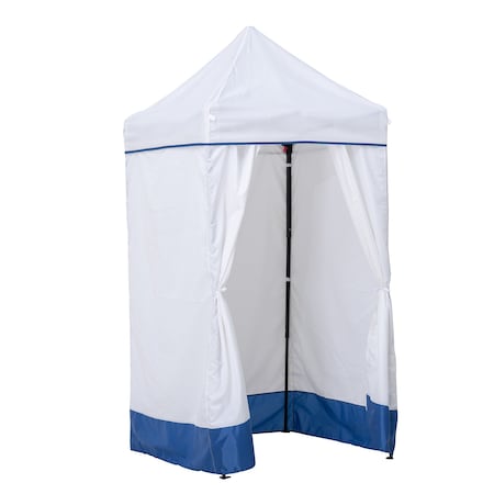 Sunjoy Cabana 4 ft x 4 ft Navy Pop-Up Canopy Tent, Outdoor Instant Pop-Up Gazebo, Portable Changing Tent A109010201