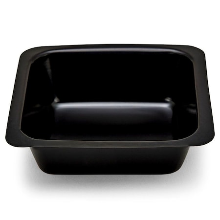 Globe Scientific Anti-Static WeighBoats, 80 x80 x 24mm, 100ml, Square Flat Bottom, Black, 500/cs, 500PK 142171-100