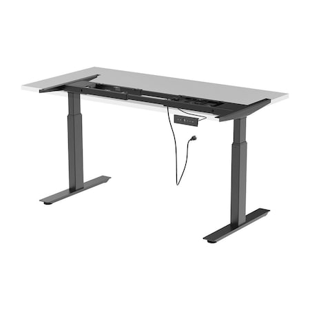 Monoprice Workstream by Dual Motor Easy Fold-Out Assembly Sit-Stand Desk Frame 36078