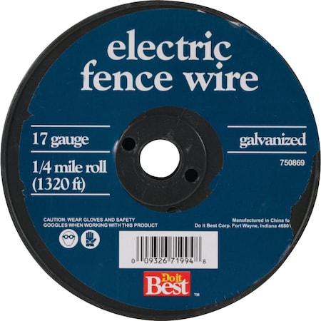 Keystone Red Brand 1/4-Milex17 Ga. Steel Electric Fence Wire 85612