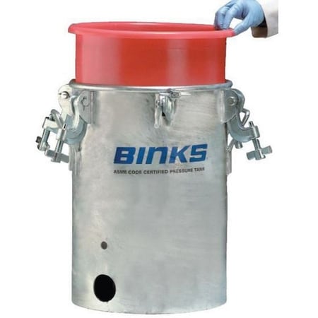 Devilbiss PTL-406-K20 Tank Liner, Use With: QMGT-5500 and QMST-5500 ASME Code Pressure Tank 191696