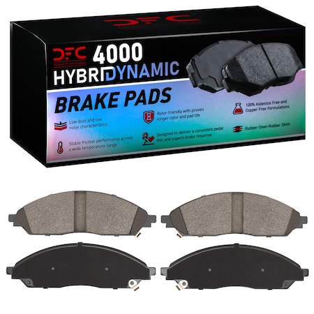 Dynamic Friction Co DFC 4000 HybriDynamic Brake Pads 4000-2402-00