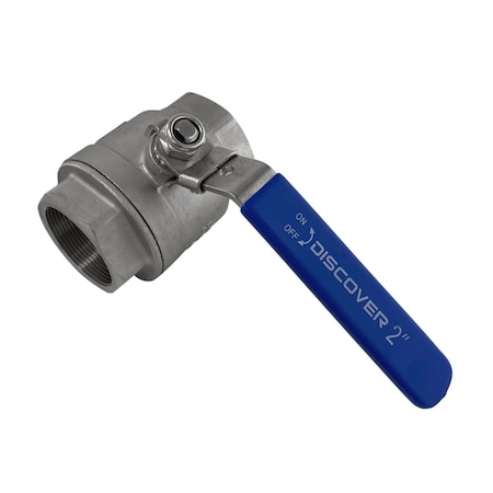 Discover 2 in. Stainless Steel Ball Valve Full-Port 1000 PSI 102475