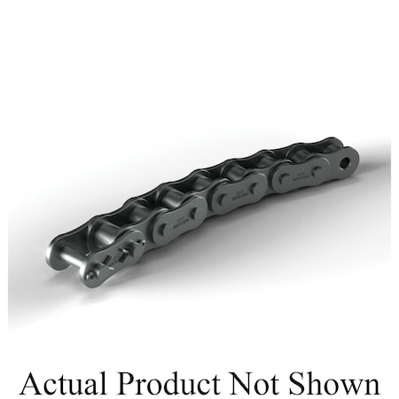 Hkk Chain Riveted Side Bow Roller chain, 10 ft OAL, 5/8 in Pitch, 0.4 Dia x 3/8 in W Roller RC050RSB