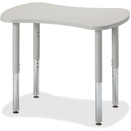 Jonti-Craft Berries Collaborative Bowtie Table, 24 in. x 35 in., Freckled Gray/Gray 6310JCS000