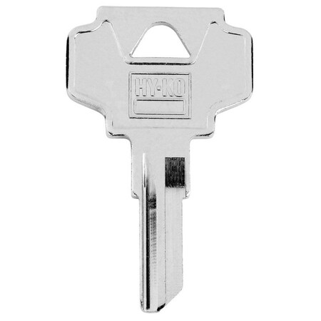 Hy-Ko Key Blank, Brass, Nickel, For: Independent/Ilco IN27 Door Locks 11010IN27