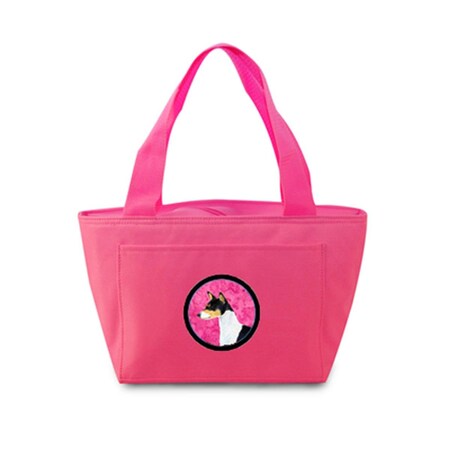 Carolines Treasures Pink Basenji Zippered Insulated School Washable And Stylish Lunch Bag Cooler SS4790-PK-8808