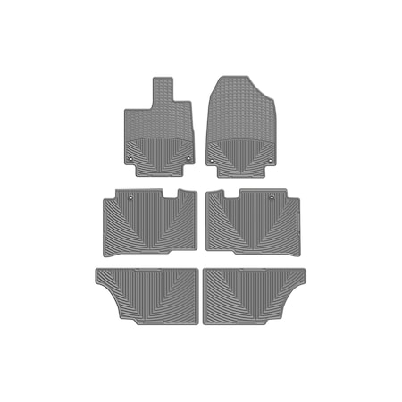 Weathertech Grey, Front, Rear, and Rear All Weather Floor Mats W465GR-W466GR-W467GR