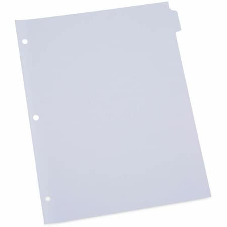 Universal Economy Tab Dividers, 8-Tab, Letter, White, 24 Sets/Box UNV20845***