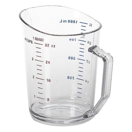 Cambro Measuring Cup, PK 12 CA100MCCW135