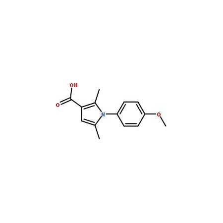Ak Scientific 1-(2-Methoxyphenyl)-2, 5-dimethyl-1H-pyrrole-3-carboxylic acid (100mg), CAS 844860-72-6 1547AP-100mg