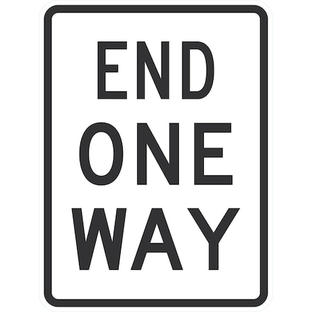 Lyle End One Way, 18x24, High Intensity Prismatic, White G-10810-HI_18x24
