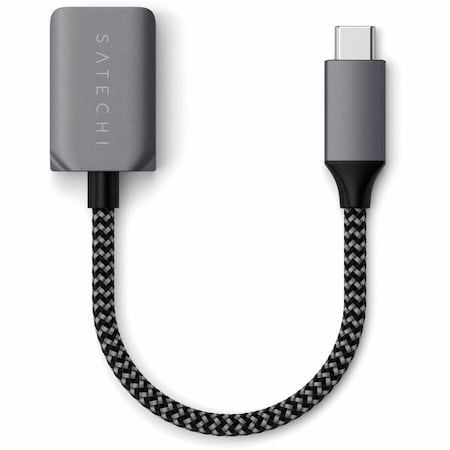 Satechi Usb A 3.0 To Usb C Adapter, Space Gray ST-UCATCM