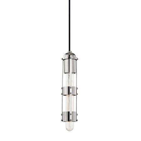 Mitzi Violet 1 Light Pendant 8.75 In. Polished Nickel H272701-PN