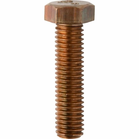 Dottie Not Graded, 5/16"-18 Hex Head Tap Bolt, Plain Silicon Bronze, 3/4 in L, 100 PK MBBZ51634