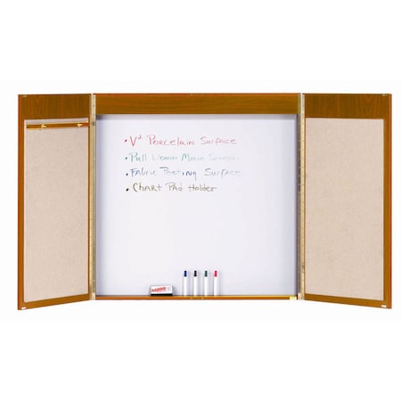 Aarco Conference Cabinet, Cherry, 48''Hx48''W MC-2