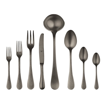 Mepra Epoque Pewter Flatware Set - 43 Pieces - Black Gold 106822043PON