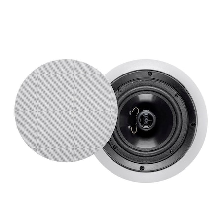 Monoprice Aria Ceiling Speakers 6.5-inch Polypropylene 2-Way (pair) 18587