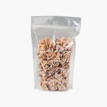 Nashville Wraps Clear Stand Up Zipper Top Bags, 6x9x2.5, 3.5 mil, 50PK SUZP812