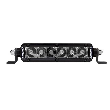 Rigid Ind LIGHT BAR 6 Inch Length 48 Watt 343 Amp Draw Spot Beam 4752 Raw Lumens Clear Bulb 906213BLK