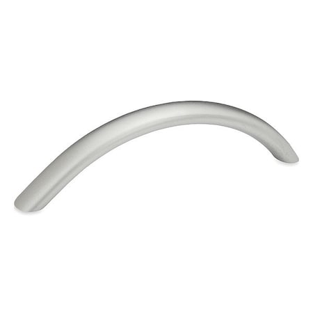 J.W. Winco Pull Handle, Silver, Stainless Steel 565.9-20-192-A-MT