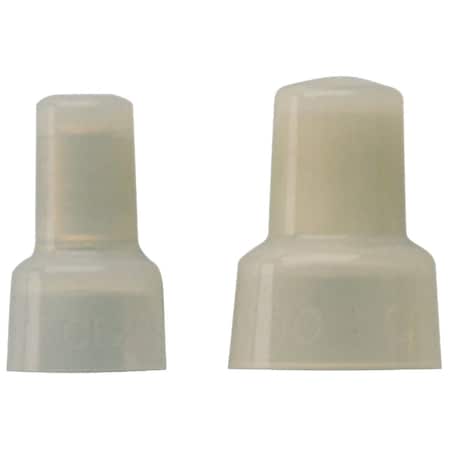 Gardner Bender Ivory 22AWG to 14AWG, 2 22 AWG Pigtail Wire Connector, 10PK 20-089