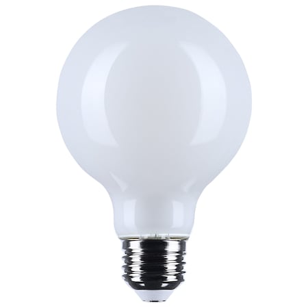 Satco 6 Watt G25 LED Medium Base White Finish 3500K CCT 120 Volt S12483