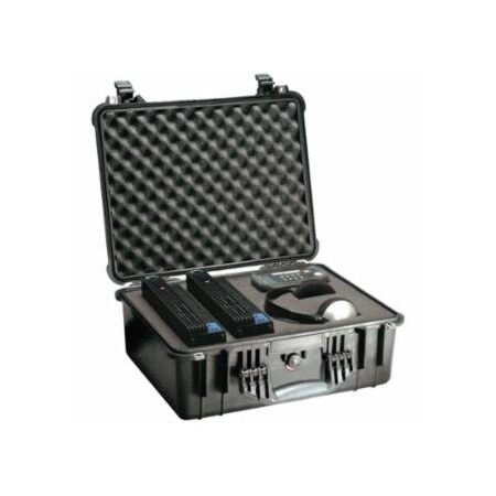 Pelican Protector Case, 1.18 ft³, 20.66 in L x 17.2 in W x 8.40 in D, Black, with Foam 562-1550-000-110