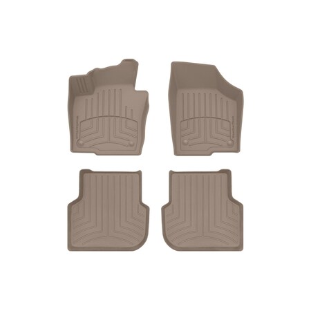 Weathertech Tan, Front and Rear FloorLiner HP 45338-1-2IM