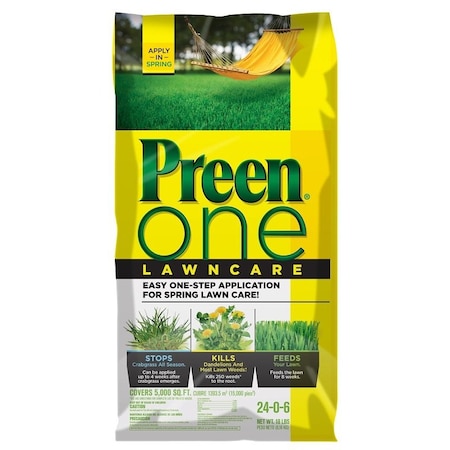 Preen Lawncare, 18 lb, Granular, 24-0-6 N-P-K Ratio 21-64157