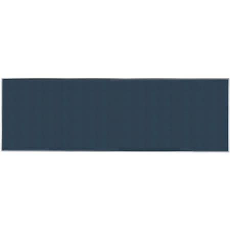 Aarco VIC Cork Bulletin Board w/ a Clear Satin Anodized Al Frame, Poppy Seed Dark Gray 48''Hx144''W DW48144204