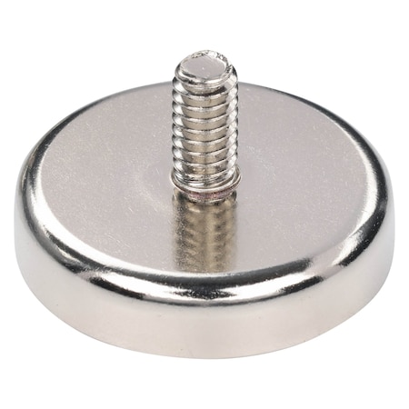 Zoro Select Rare Earth Magnet, Steel NACM141