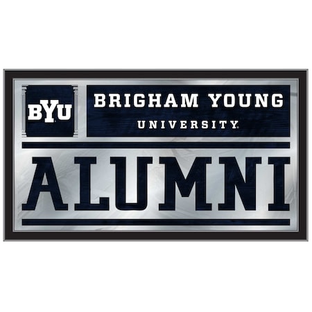 Holland Bar Stool Co Brigham Young 26" x 15" Alumni Mirror MAlumBrigYn