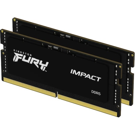 Kingston 64GB 4800MHZ DDR5 CL38 SODIMM KIT OF 2 FURY IMPACT KF548S38IBK2-64