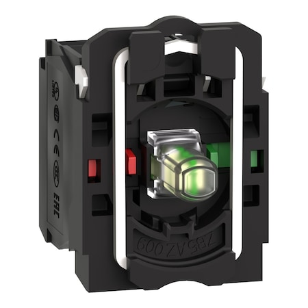 Schneider Electric Lamp Module and Contact Block, 1NO/1NC ZB5AW0B15